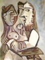 Man and Woman 1971 cubism Pablo Picasso
